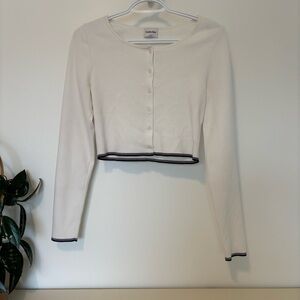 Sunday Best | M | Cream Cropped Cardigan